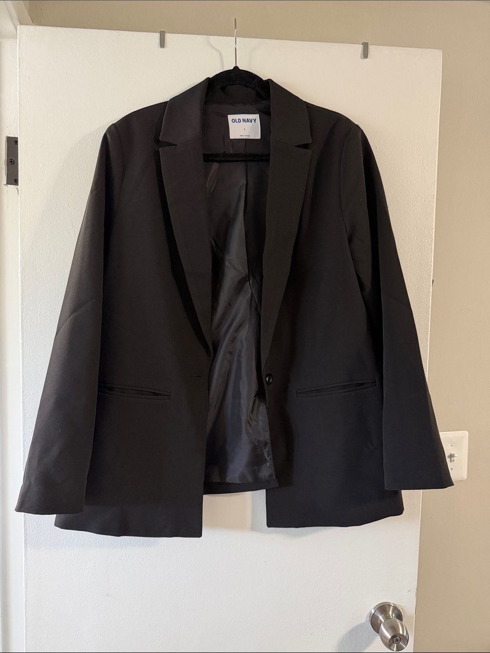 Old Navy Black Single-Button Women's Blazer